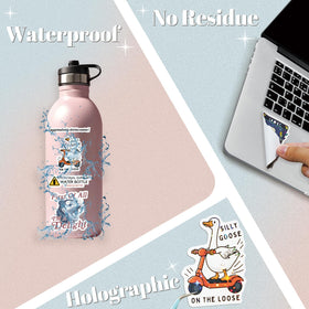 LakoArt waterproof vinyl stickers resist rain and splashes on gear and bumpers