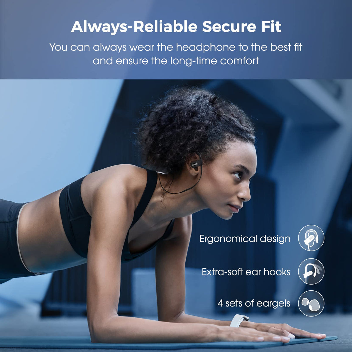 Lakukom built-in microphone for clear calls during workouts.