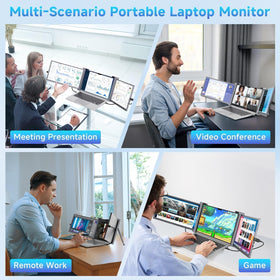 Lalovin wide-compatibility supports 15 to 17-inch laptops