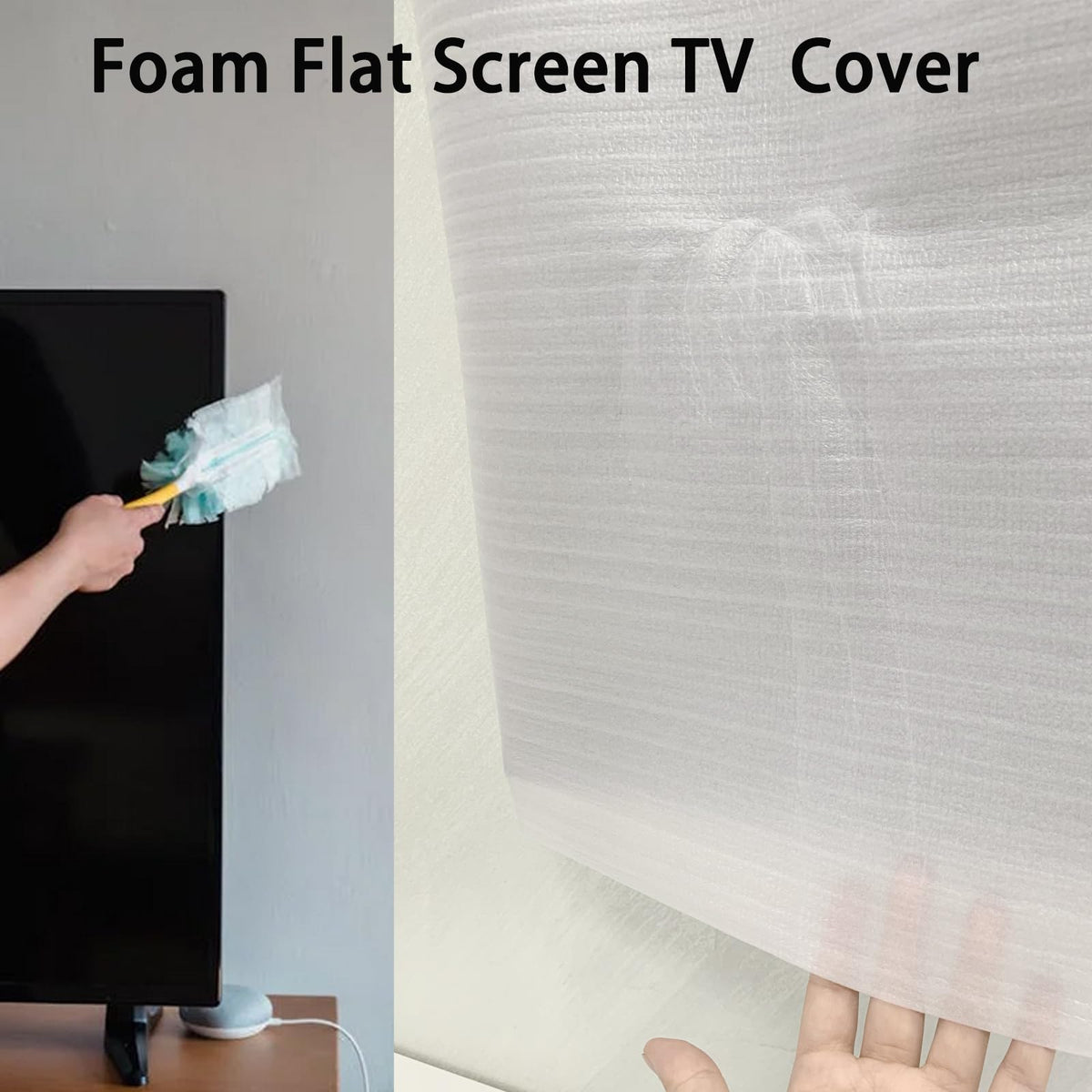 Laluladant foam cover protects paintings, mirrors, and tiles during moving