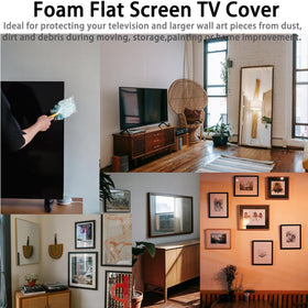 Laluladant foam TV cover cushions fragile glass frames during handling