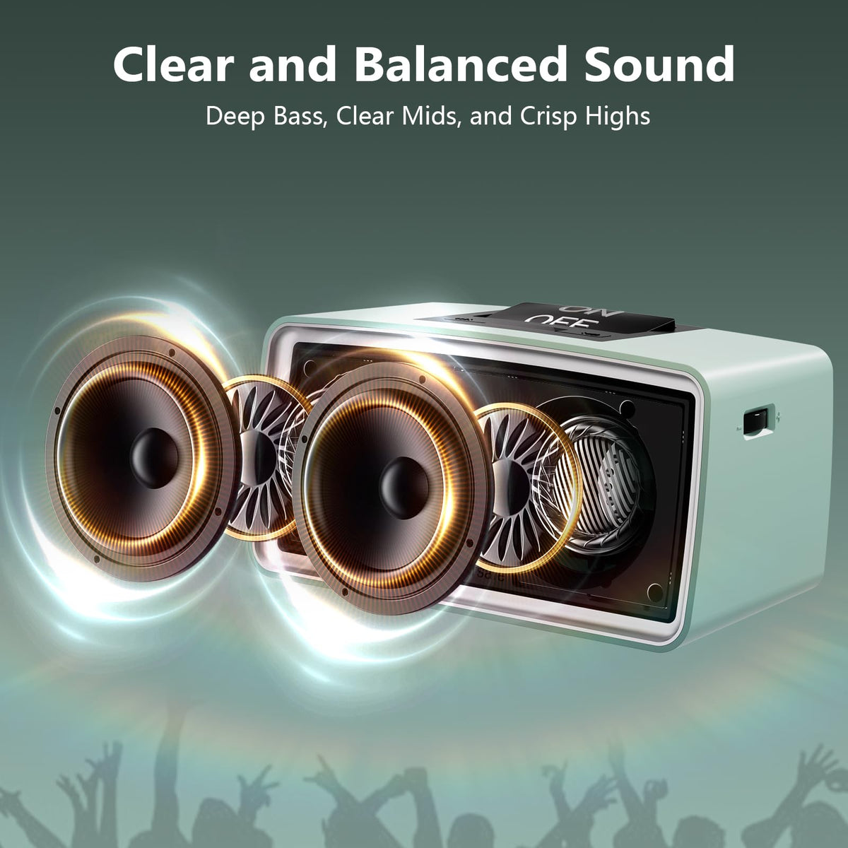 Lamborsafe One-Button nostalgic design plus clear sound for familiar listening.
