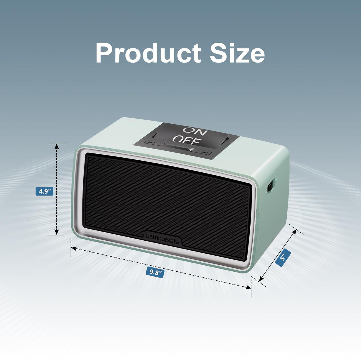Lamborsafe One-Button enables confident one-handed operation for seniors.