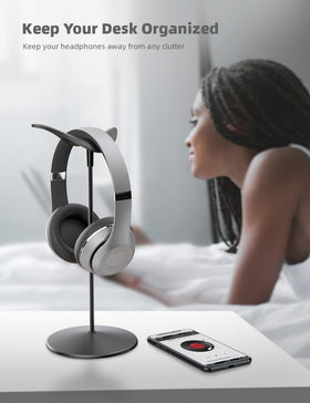 Lamicall protective contact surface cushions headphones and prevents scratches
