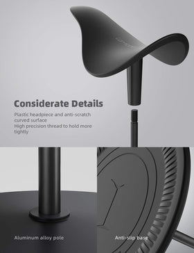 Lamicall headset holder with wide compatibility fits AirPods Max, Beats, and more