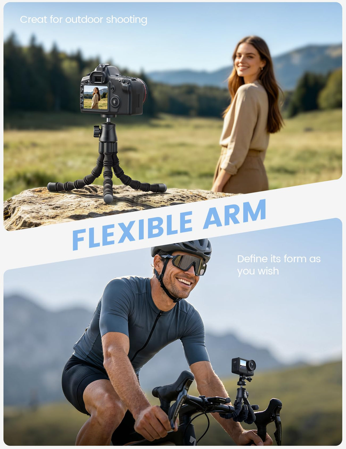 Lamicall remote control works up to 10 meters for distant captures