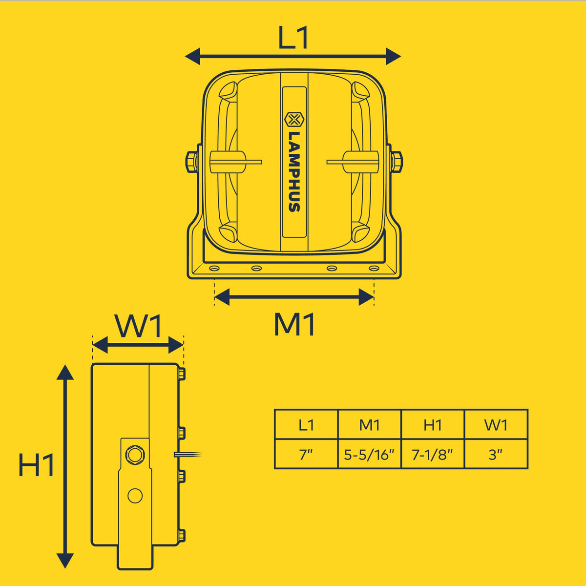 LAMPHUS SoundAlert 100W amplifier closeup showing power and clarity