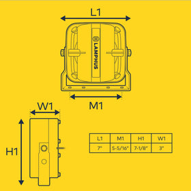 LAMPHUS SoundAlert 100W amplifier closeup showing power and clarity