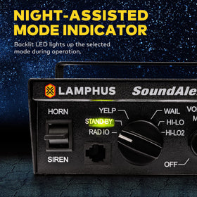 LAMPHUS SoundAlert PTT mic for hands-free communication in the field