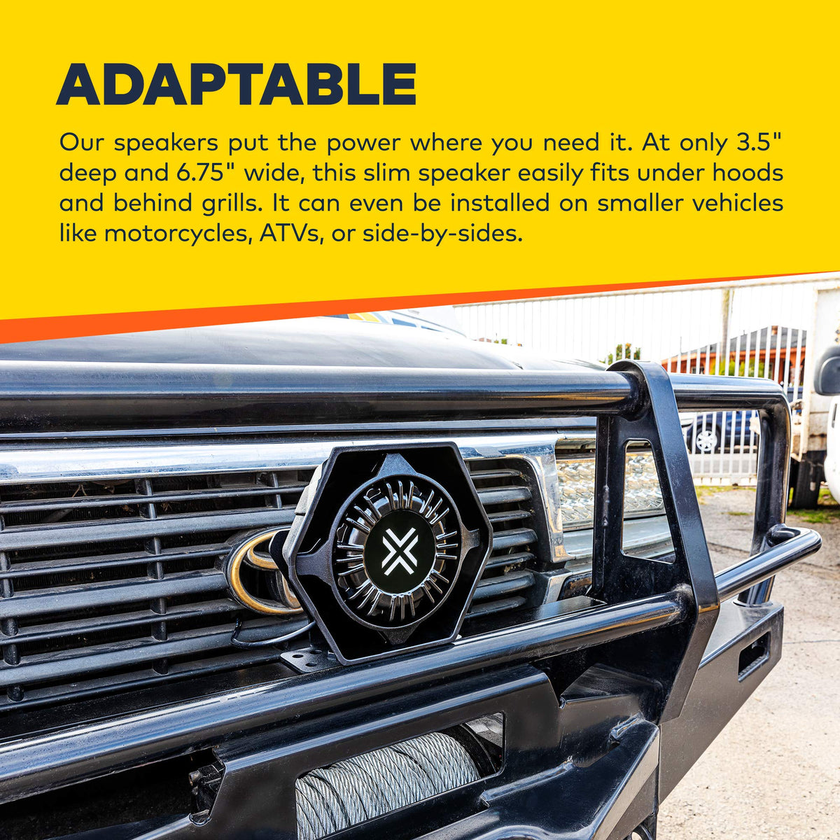 Lamphus ThunderWave under-hood fit highlights compact dimensions