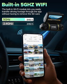 LAMTTO 360° left-side view records side impacts and lane activity.