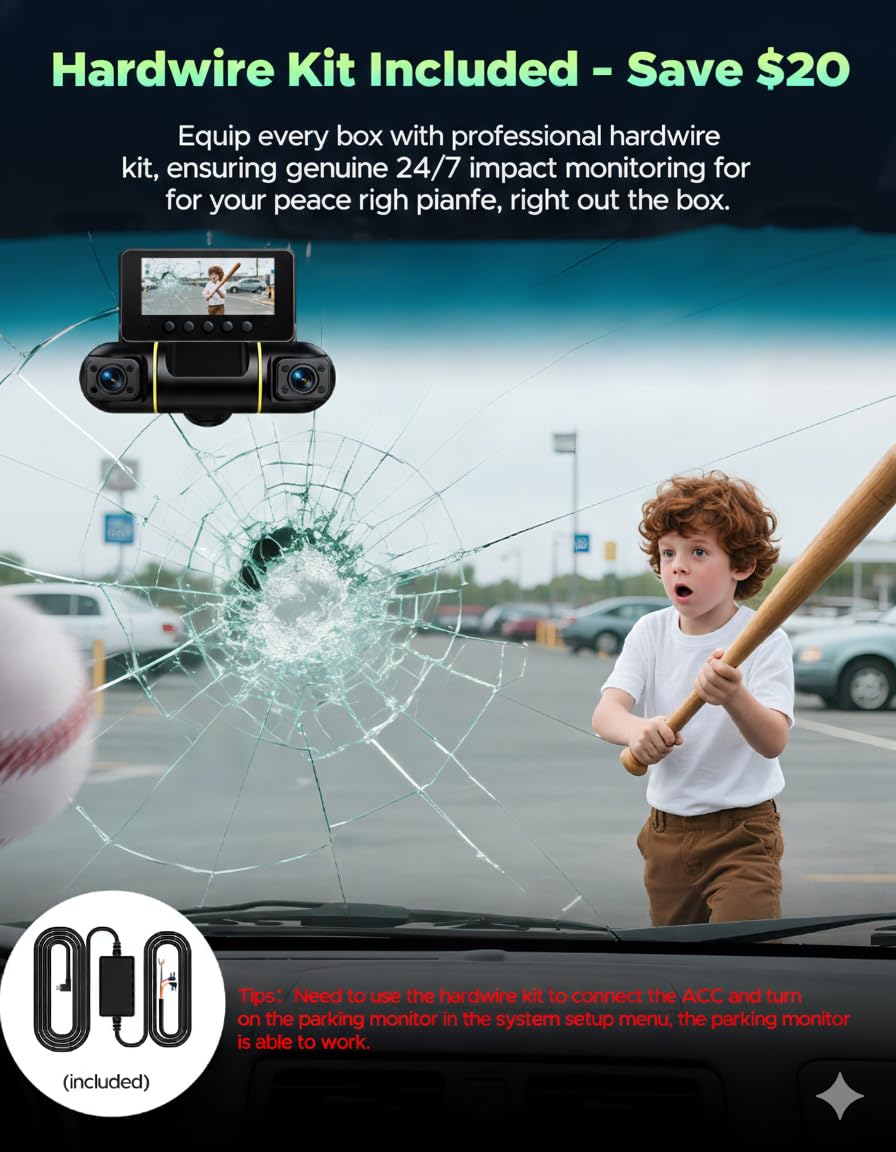 LAMTTO 360° right-side view guards your car with side-angle coverage.