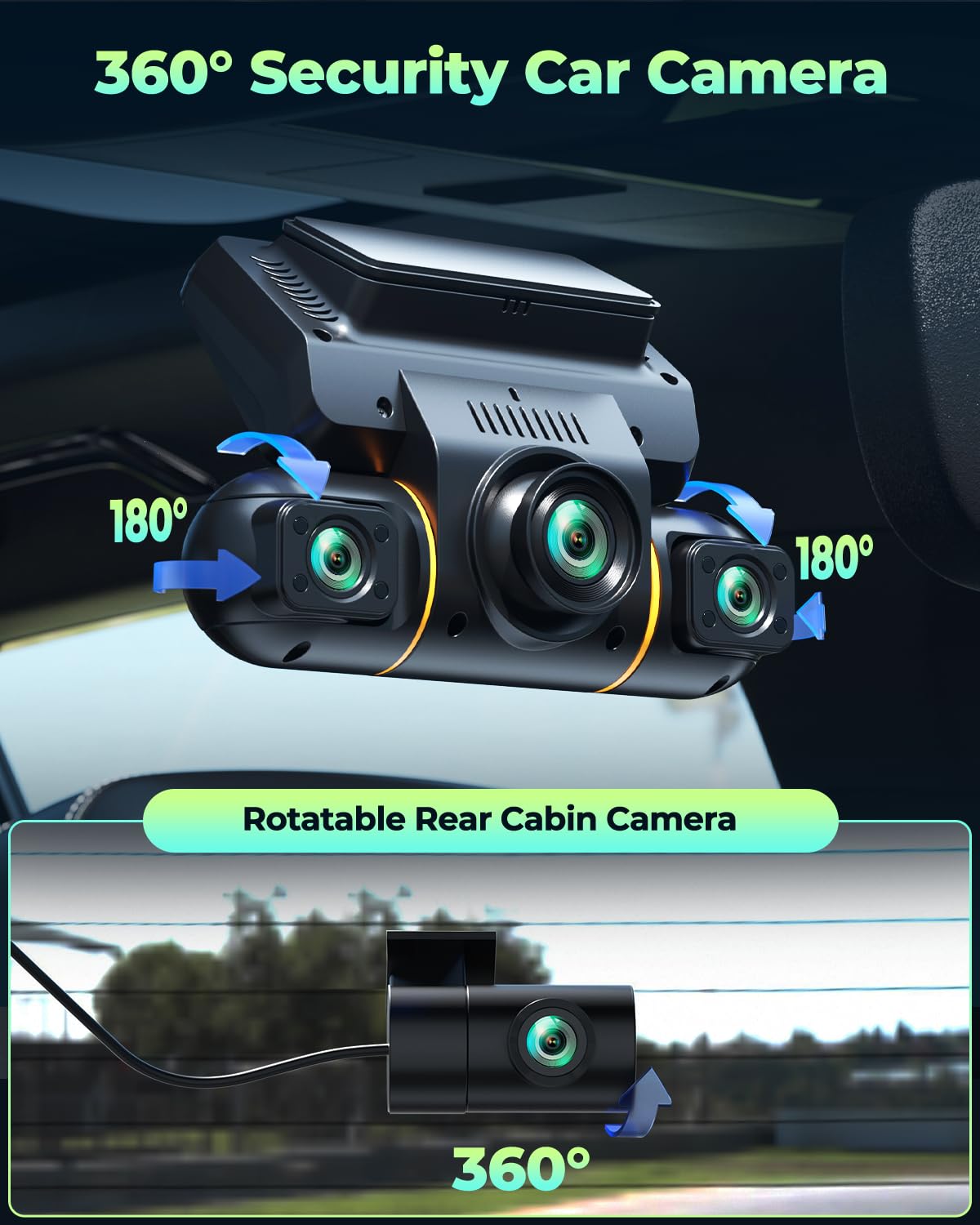 LAMTTO interior cabin shot records passenger interactions with clear night vision