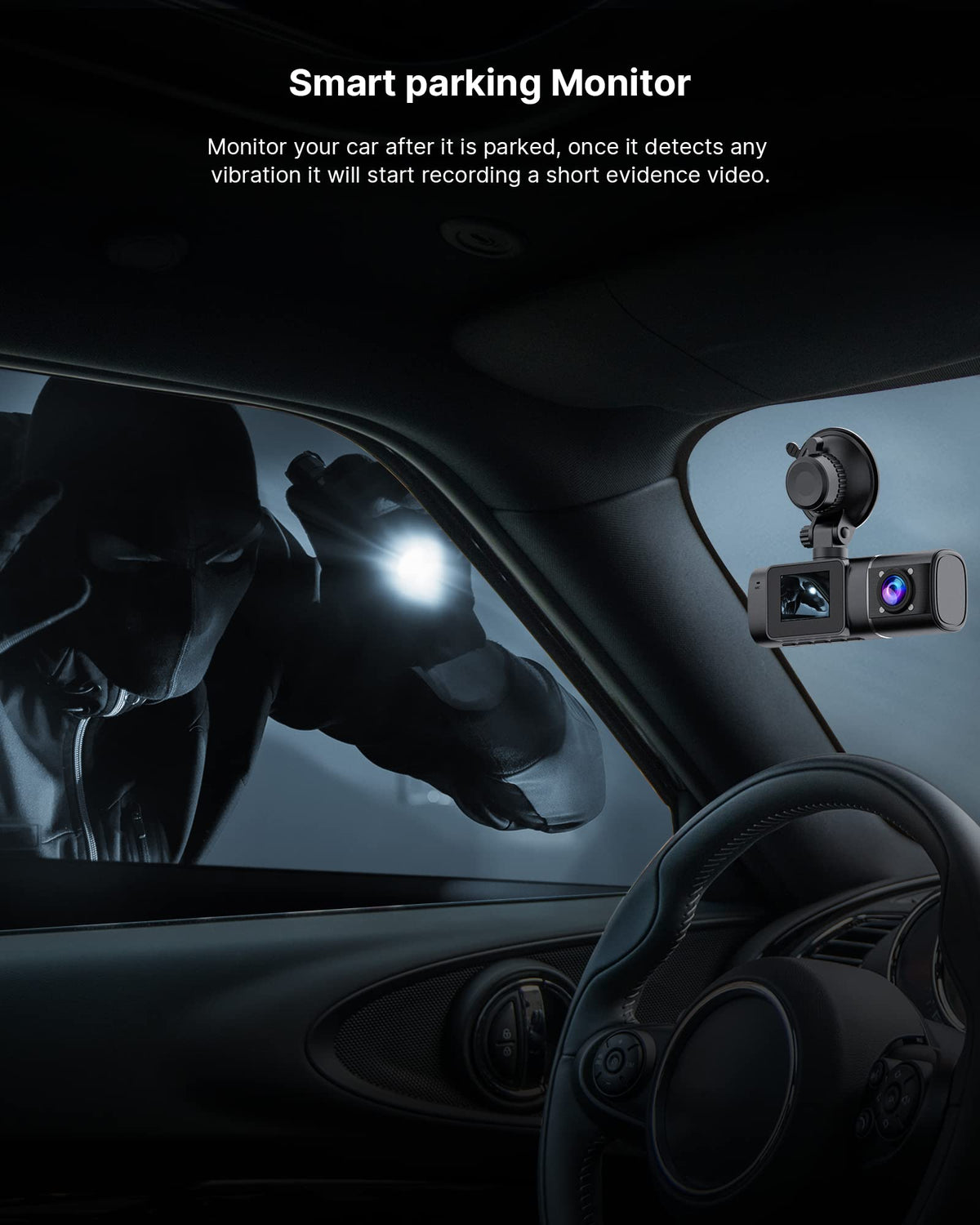 LAMTTO easy-install suction mount for quick setup