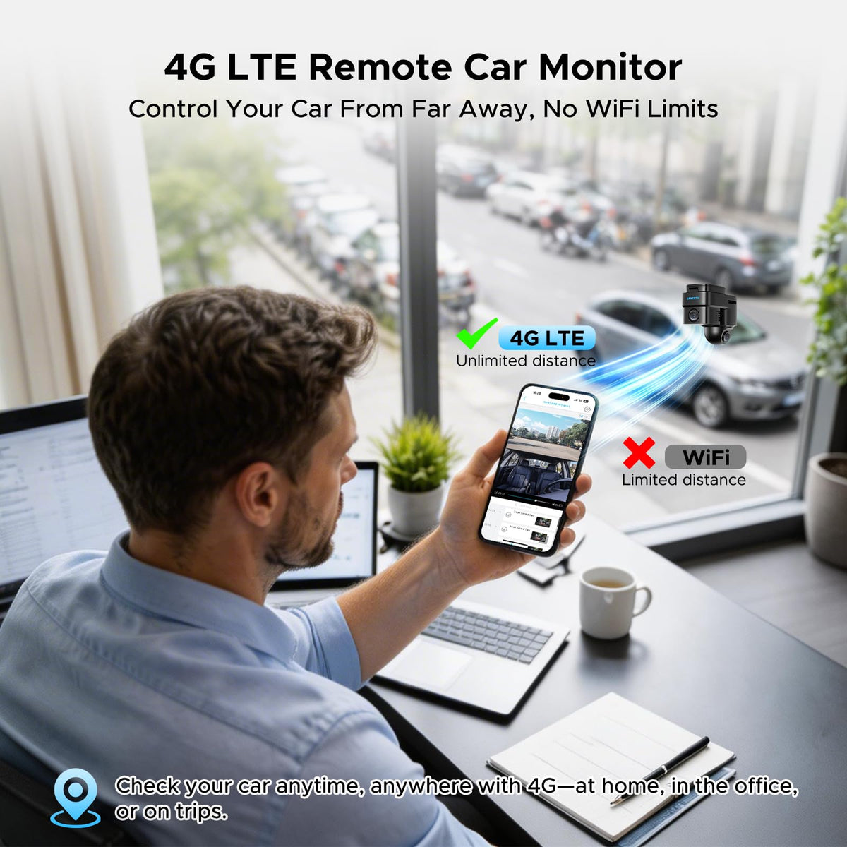 LAMTTO OBD-II power supply enables 24/7 parking surveillance