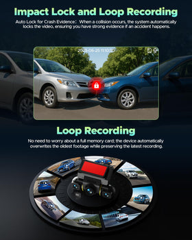 LAMTTO 5G WiFi app control interface enables quick footage access.