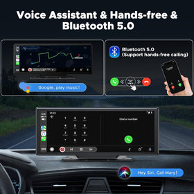 LAMTTO voice control supports Siri and Google Assistant for hands-free use.
