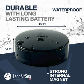 LandAirSea Overdrive magnetic base attachment on metal, secure fast mounting