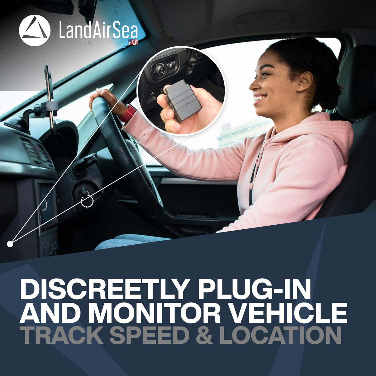 LandAirSea Sync lifetime warranty provides lasting reliability.