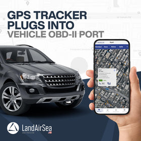 LandAirSea Sync real-time updates shown on maps for vehicles.