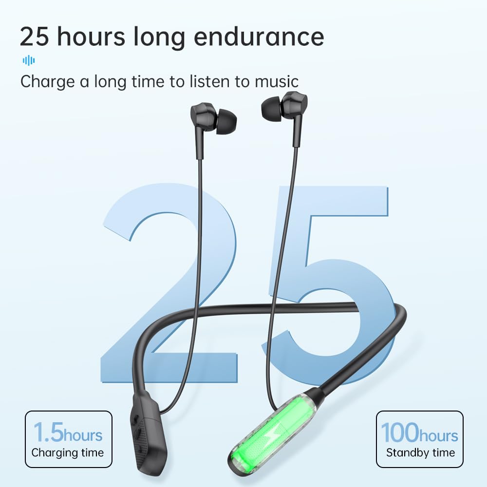 LANDIBO 25h battery indicator emphasizing extended playtime on the go.