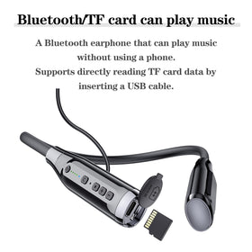 LANDIBO earbuds worn while running for stable sports use
