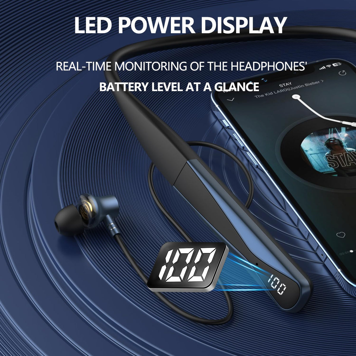 LANDIBO side profile of inline controls highlighting easy access and hands-free convenience