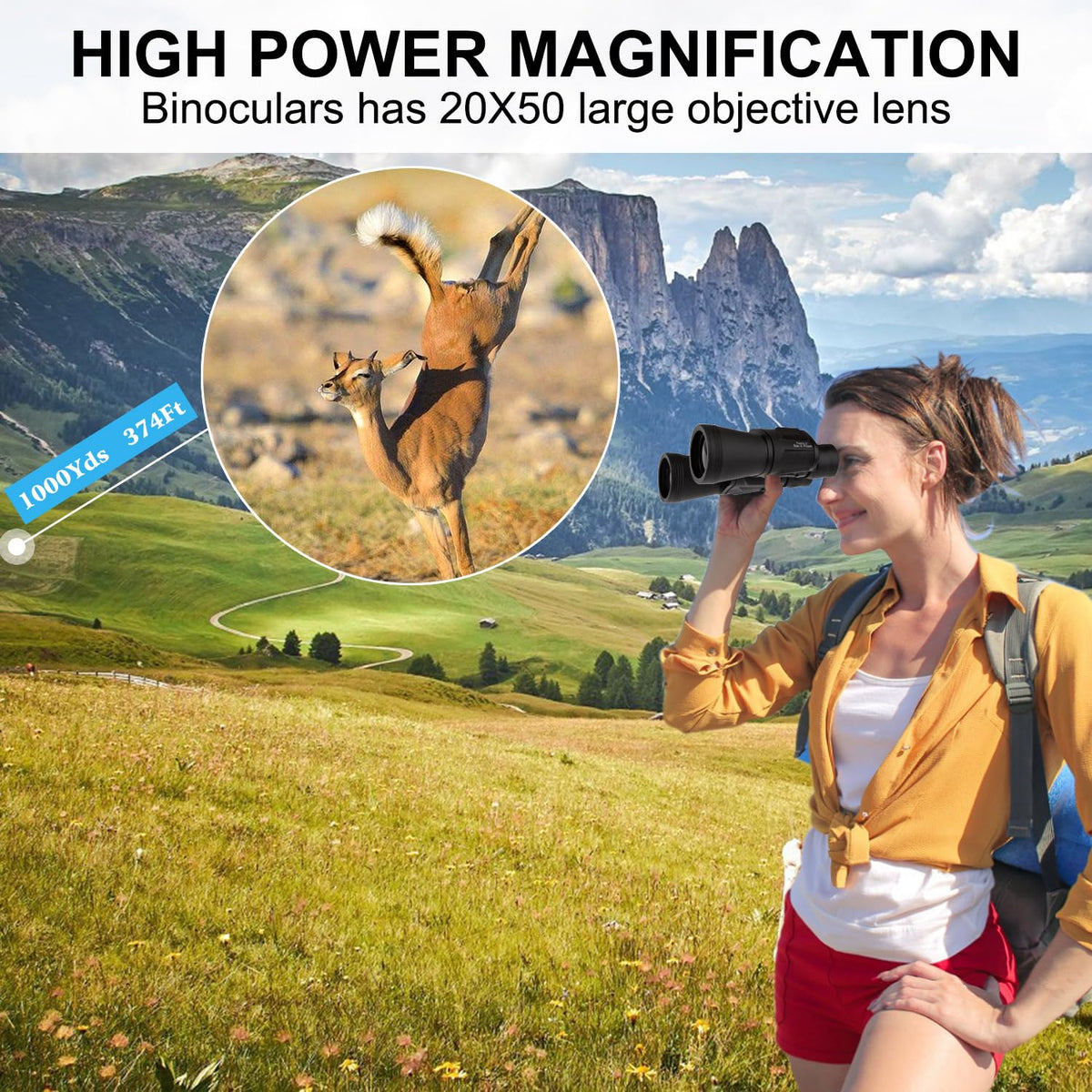 LANDVIEW with smartphone adapter attached for easy full-screen photos