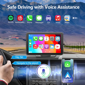 LANGDA touchscreen detail with vibrant icons for easy use