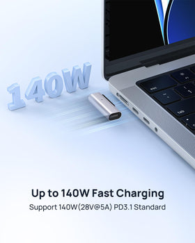 Lanhiem 140W Magnetic 3 adapter LED indicator demonstrates charging status at a glance
