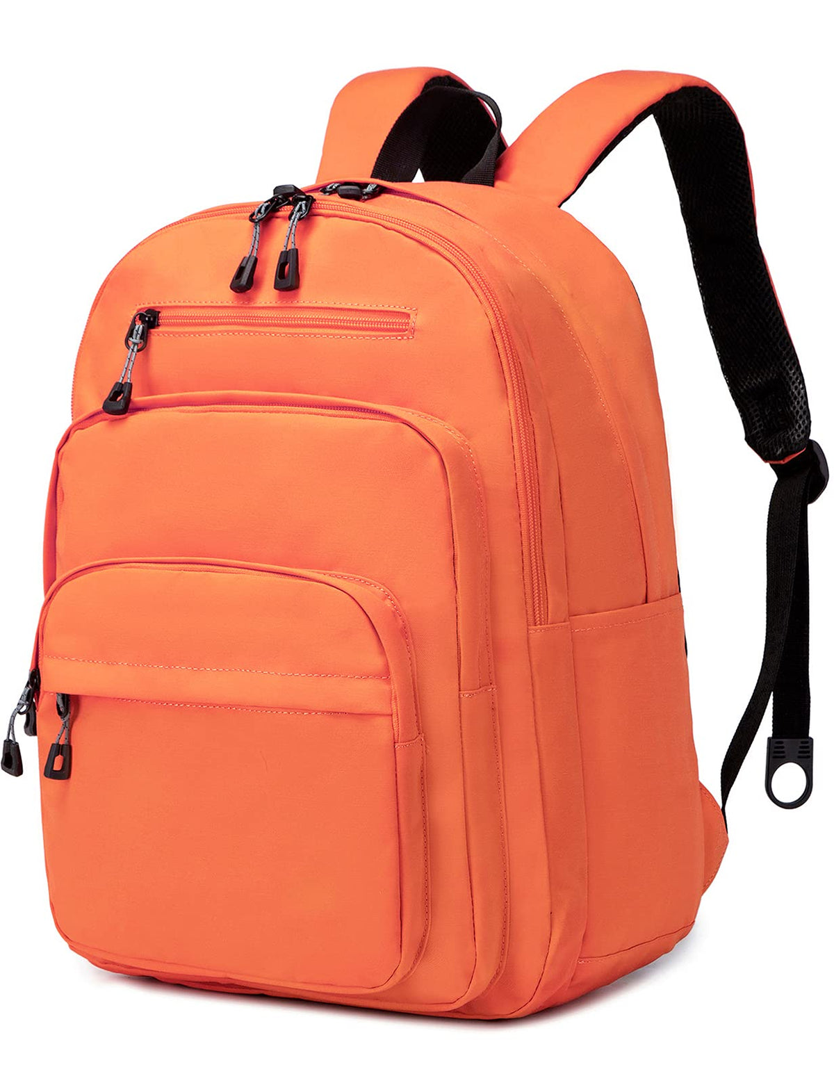 Lanola Basic backpack orange with main compartment for laptops and books