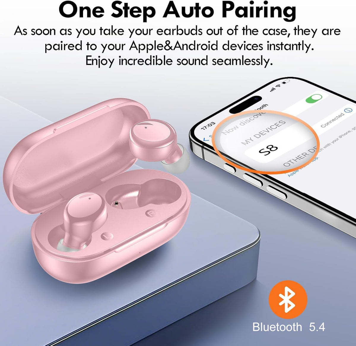 Lanteso ultra-light earbuds stay secure during workouts.