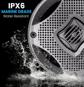 Pyle Lanzar side profile showing shallow mounting depth for tight marine installations