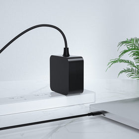LAP POW USB-C 65W charger compatible with Asus ZenBook and Chromebook family.