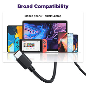 LAP POW USB-C 65W charger with CE/FCC/RoHS safety certifications.
