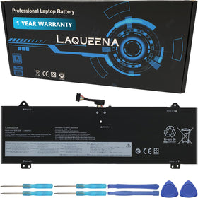 LAQUEENA front view showing battery shape and quick fit benefits