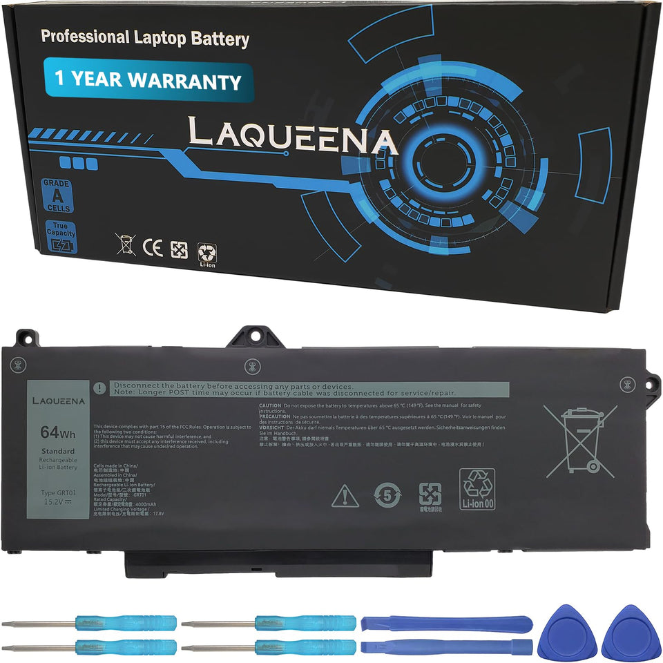 LAQUEENA battery front view showing model and fit benefits