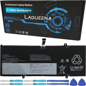 Laqueena L21C4PE2 battery front view showing compact high-capacity design
