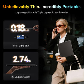 Larksmile 15.3-inch IPS display with vivid color and clarity for precise work.
