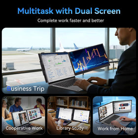 Larksmile HDMI and USB connectors for quick plug-and-play