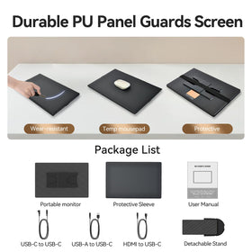 Larksmile desk setup supports easy multi-tasking with a second screen