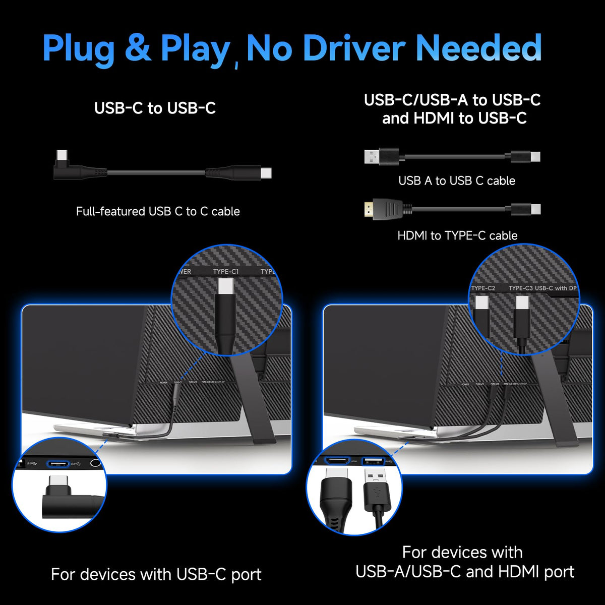 Larksmile travel-ready extender beside a laptop in a bag