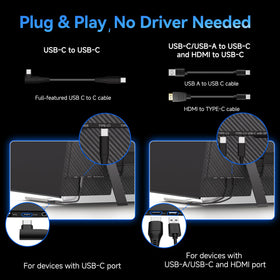 Larksmile travel-ready extender beside a laptop in a bag