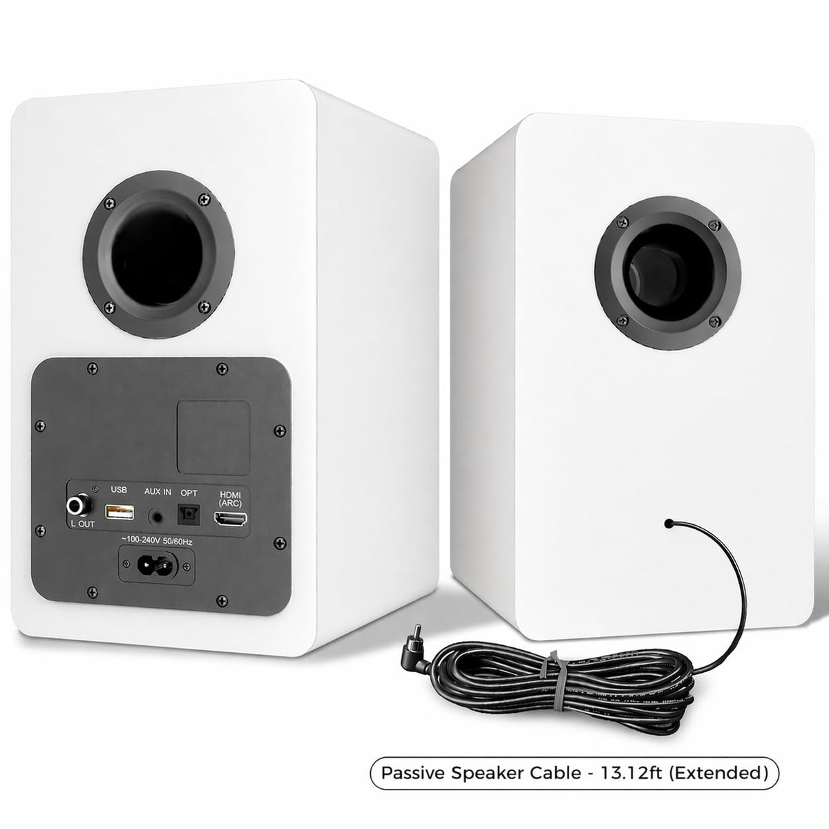 LARKSOUND remote-control input switching makes BT, OPT, ARC, AUX, and USB easy.