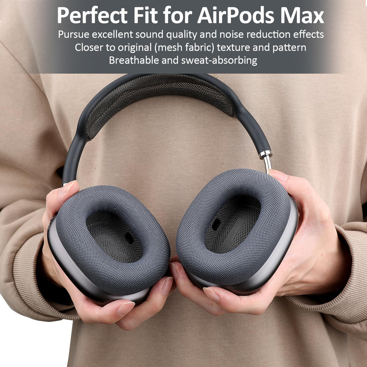 Laselan AirPods Max starlight cushions reduce fatigue for long listening