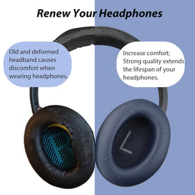 Laselan black headband pad for premium look and comfort.