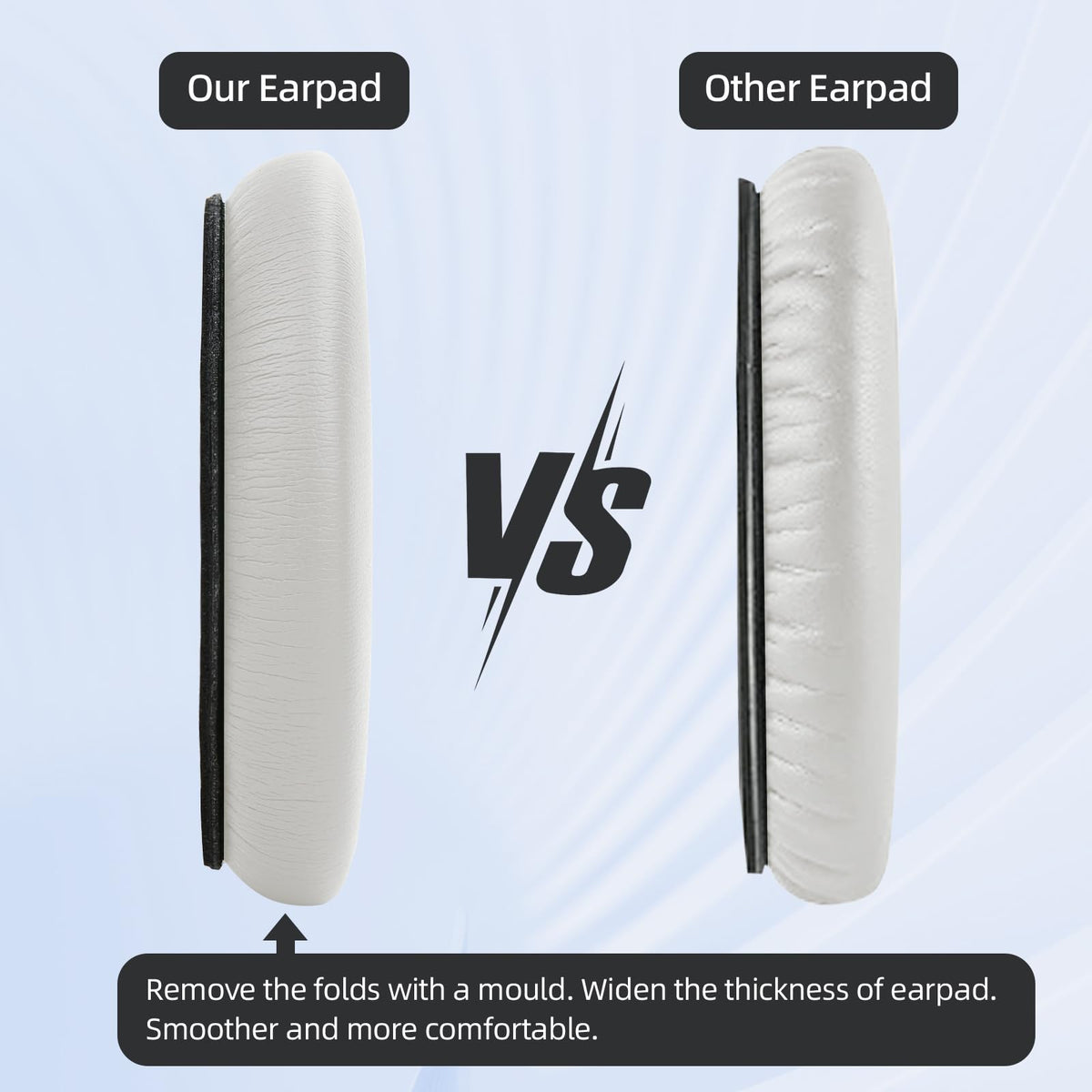 Laselan headband pad for Bose QC35 beige providing soft, secure fit.