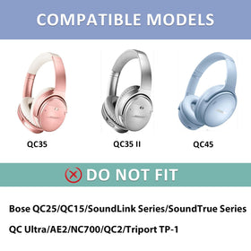 Laselan pad compatible with Bose QC45 and QC35 series.