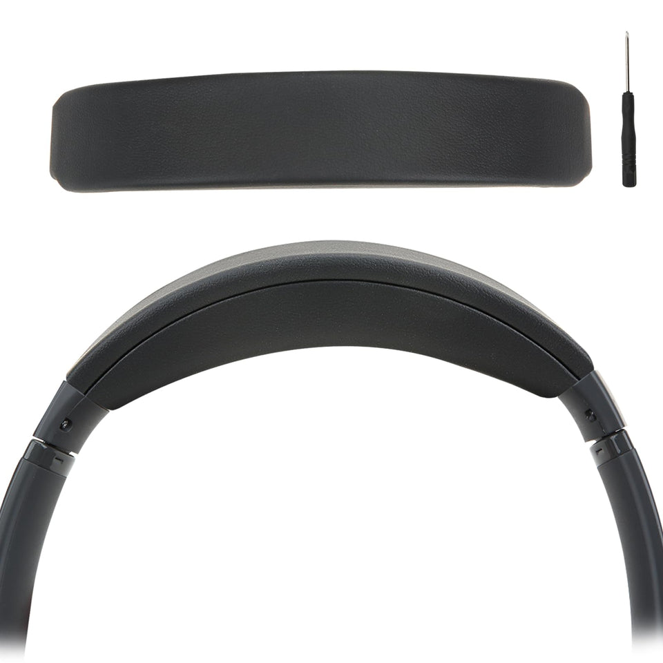 Laselan headband pad curved stitching for a snug QC45 fit.