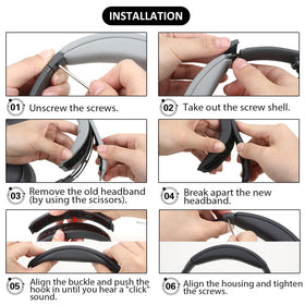 Laselan curved stitching minimizes gaps on the headband.